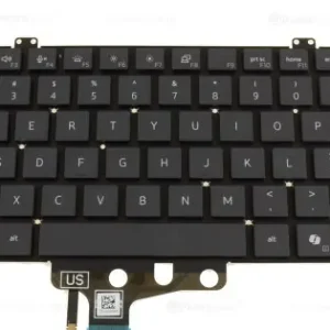 Tastatura Laptop, Dell, Pro Max 14 MC14250, P196G, P196G001, RW20C, 0RW20C, iluminata, gri inchis, layout US Noutate