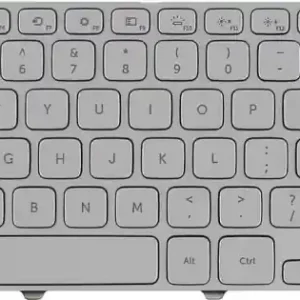 Tastatura Laptop, Dell, Inspiron 15 7537, P36F, P36F001, 87YTJ, 087YTJ, iluminata, argintie, layout US Reducere