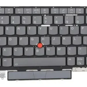 Tastatura Laptop, Lenovo, ThinkPad X1 Yoga 8th Type 21HQ, 21HR, iluminata, gri, layout US Reducere de preț