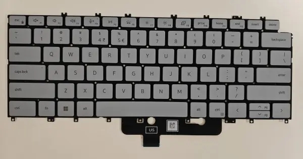 Tastatura Laptop, Dell, XPS 13 9315, P153G, P153G001, iluminata, albastru deschis, layout US Preferatul clienților