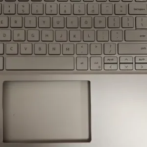 Carcasa superioara cu tastatura palmrest Laptop, Dell, Inspiron 15 5505, P102F, P102F004, 6XCC3, 06XCC3, 442.0KU05.0002-1, iluminata, argintie, layout US Reducere