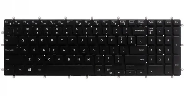 Tastatura Laptop Gaming, Dell, G7 17 7790, P82F, P82F003, iluminata, neagra, layout US Ofertă specială