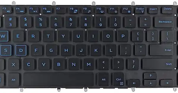 Ofertă specială Tastatura Laptop Gaming, Dell, G7 17 7790, P82F, P82F003, iluminata, albastra, layout US