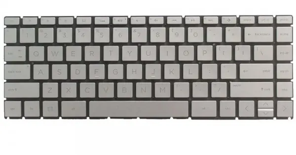 Ofertă exclusivă Tastatura Laptop, HP, Pavilion 14-CE, TPN-Q207, TPN-W131, iluminata, argintie, layout US