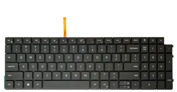 Tastatura Laptop, Dell, Vostro 3535, P112F, P112F006, P112F009, iluminata, gri inchis, layout US Mai ieftin