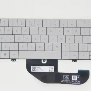 Nu rata Tastatura Laptop, Dell, XPS 13 Plus 9320, P151G, P151G001, 0M6VRM, M6VRM, iluminata, alba, layout US