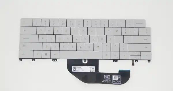 Nu rata Tastatura Laptop, Dell, XPS 13 Plus 9320, P151G, P151G001, 0M6VRM, M6VRM, iluminata, alba, layout US