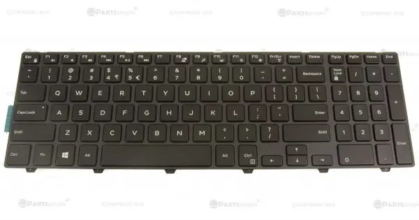 Tastatura Laptop, Dell, Vostro 15 3559, P52F, P52F002, 051CHY, 51CHY, iluminata, neagra, layout US Preț mic