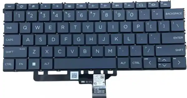 Tastatura Laptop 2-in-1, HP, Spectre X360 16-AA, 16T-AA, iluminata, albastra, layout US Disponibil imediat