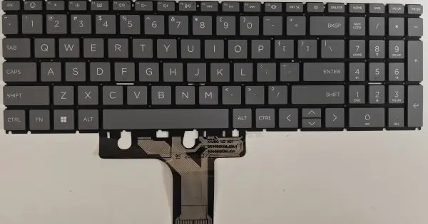 Tastatura Laptop, HP, 255 G10, TPN-Q287, N32715-001, iluminata, gri, layout US Reducere extra