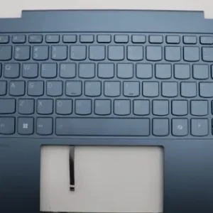 Calitate înaltă Carcasa superioara cu tastatura palmrest Laptop 2-in-1, Yoga 7 14ARP8 Type 82YM, 5CB1L48339, HQ207220B9000, iluminata, Tidal Teal, layout US