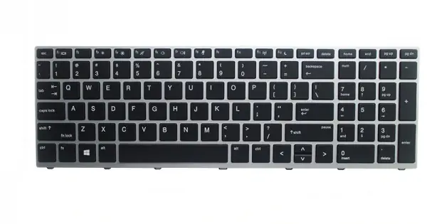 Discount Tastatura Laptop, HP, ProBook 650 G5, 655 G5, L01028-001, argintie, iluminata, layout US