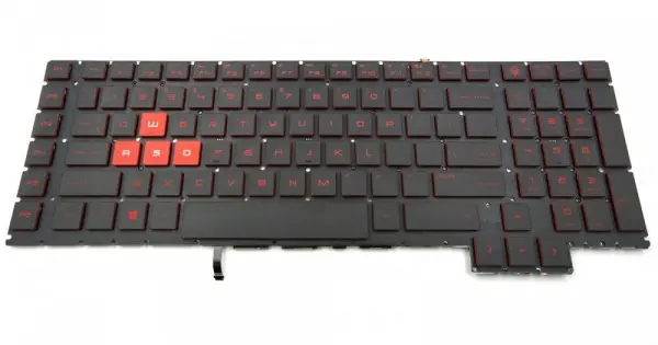 Expediere rapidă Tastatura Laptop, HP, Omen 17-AN, 17T-AN, TPN-Q195, 931688-001, 931689-001, 931690-001, iluminata, rosie, layout US