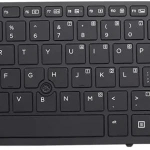 Popular Tastatura Laptop, HP, ZBook 14 Mobile Workstation, 736654-001, 731179-001, iluminata, cu mouse pointer, neagra, layout US
