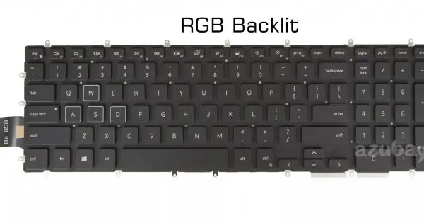 Livrare rapidă Tastatura Laptop Gaming, Dell, G7 7590, 7790, iluminata, RGB, layout US