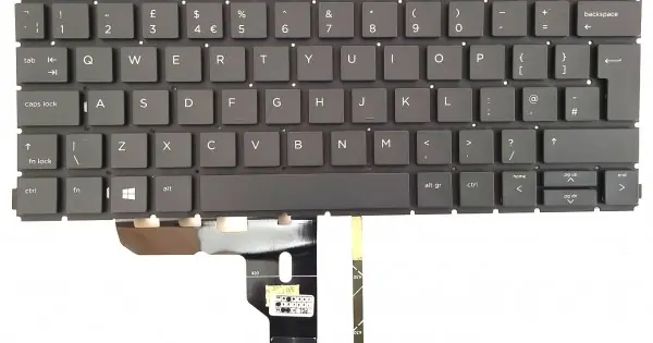 Cumpărături sigure Tastatura Laptop, HP, Zhan 66 Pro 13 G4, iluminata, layout UK