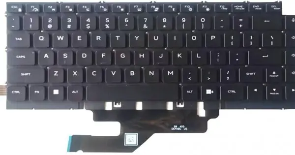 Preț promoțional Tastatura Laptop, Dell, Alienware X14 R2, 06N8R6, iluminata RGB, layout US