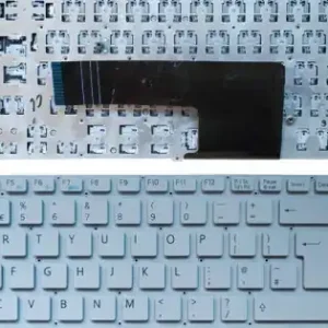 Reducere extra Tastatura Laptop, Sony, Vaio SVF151, SVF152, SVF153, SVF154, alba, layout UK