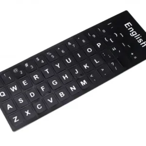 Cel mai bun preț Sticker tastatura laptop layout Englezesc US negru