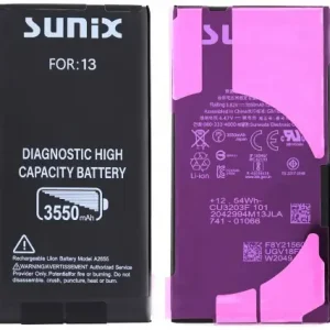 Cumpără acum Baterie pentru iPhone 13 High Capacity 3500mAh CALIBRABILA SUNIX