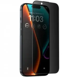 Reducere Folie Protectie iPhone 17 Pro Max Sunix 6D PRIVACY 2.6mm grosime