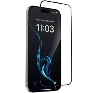 Folie Protectie iPhone 17 Pro Max Sunix 6D Full Glue cu margini rotunjite 2.6mm grosime Livrare gratuită