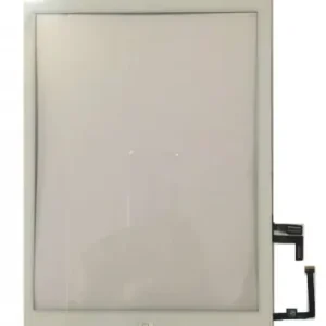 Touchscreen pentru iPad Air A1475 A1474 cu buton home si adeziv Alb Geam Sticla Tableta Noutate
