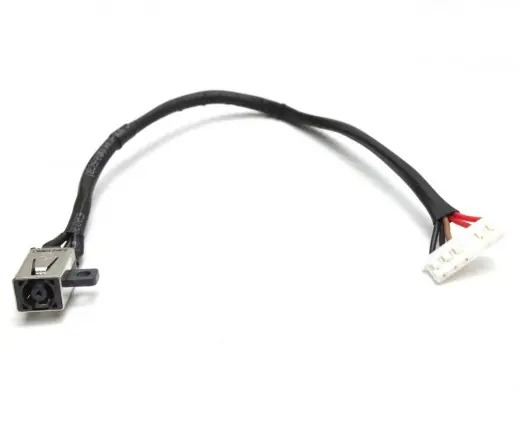 Mufa alimentare laptop Dell Inspiron 14 3467 cu fir si conector cu 6 pini 5 fire Nu rata