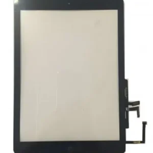 Touchscreen pentru iPad Air A1475 A1474 cu buton home si adeziv Negru Geam Sticla Tableta Cumpără online