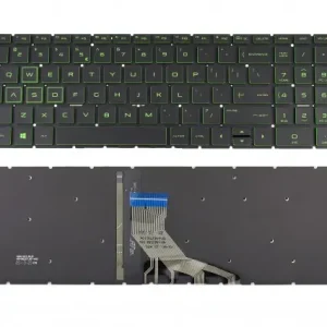 Tastatura Verde HP Pavilion 15-DK iluminata verde layout US fara rama enter mic Retur gratuit