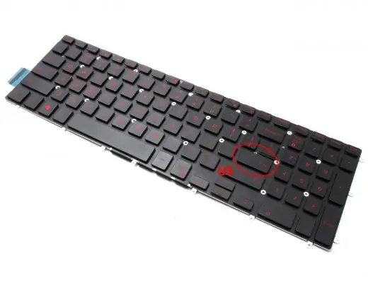 Cel mai vândut Tastatura Dell PK131QP1B00 iluminata layout US fara rama enter mic