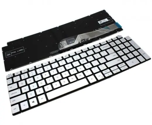 Tastatura Dell Inspiron 15 5593 Argintie iluminata backlit Preferatul clienților