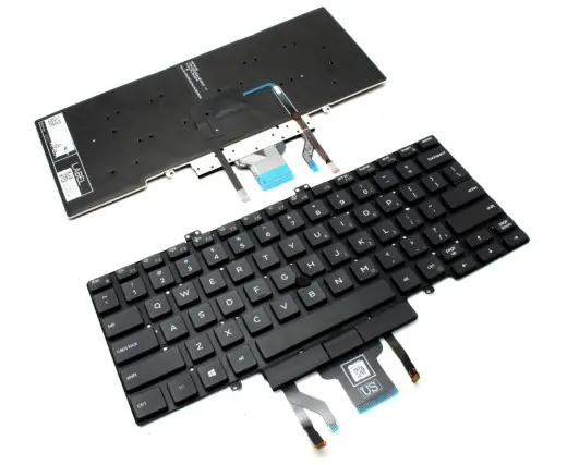 Tastatura Dell Latitude 5400 iluminata backlit DUALPOINT Plată sigură