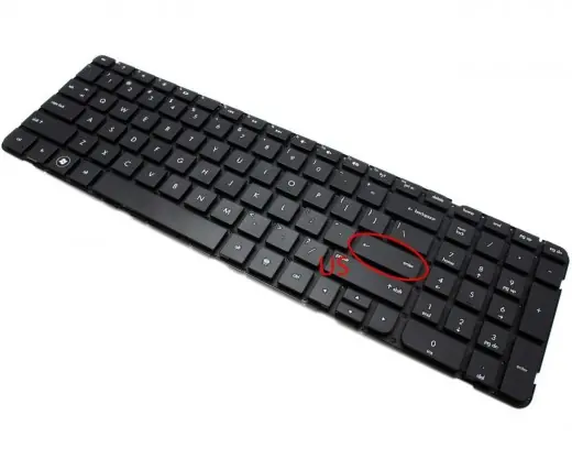 Preț mic Tastatura HP Pavilion G7 2000 series layout US fara rama enter mic