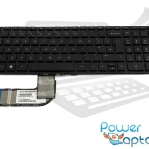 Tastatura HP Pavilion 15 P iluminata layout UK fara rama enter mare Premium