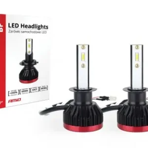 Becuri Auto Led Bf Series Amio Compatibil H1, Destinat Competitiilor Auto Sau Off-Road Preț promoțional