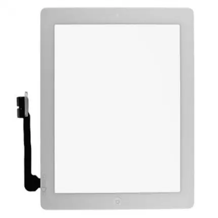 Super ofertă Touchscreen pentru iPad 4 A1459 A1458 cu buton home si adeziv Alb Geam Sticla Tableta