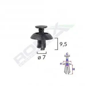 Clema Fixare Bara Protectie Pentru Toyota Lexus Set 10 Buc Preț mic