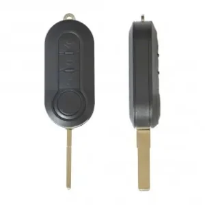 Carcasa Cheie Contact Pentru Fiat 500 (2007-) / Bravo / Grande Punto 3 Butoane, Cu Cheie Plată securizată