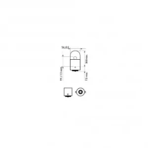 Cumpără acum Bec Auxiliar R10W 12V Set 10 Buc Philips