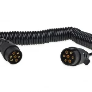 Cablu Electric Pentru Remorca Spiralat Cu Prize 7Pin 12V 6M Nu rata