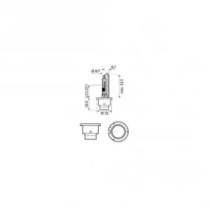Premium Bec Xenon 85V D2R 35W VIsion Philips