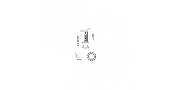 Premium Bec Xenon 85V D2R 35W VIsion Philips