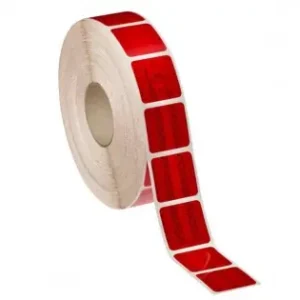 Banda Reflectorizanta Adeziva Intrerupta Pentru Prelate - Rosie (Rola 5Cm X 45M) Doar azi