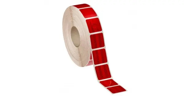 Banda Reflectorizanta Adeziva Intrerupta Pentru Prelate - Rosie (Rola 5Cm X 45M) Doar azi