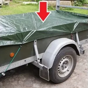 Ultima șansă Prelata Impermeabila Cu Ochiuri Metalice De Prindere, Dimensiune 6,0M X 8,0M, Densitate 120G/M2, Culoare Verde