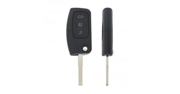 Carcasa Cheie Contact Pentru Ford Focus / Mondeo, 3 Butoane, Cu Cheie Plată sigură