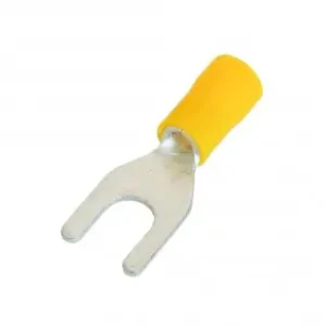 Set 100 Papuci Electrici Terminali Tip Furca Izolati 6.4Mm Ofertă limitată