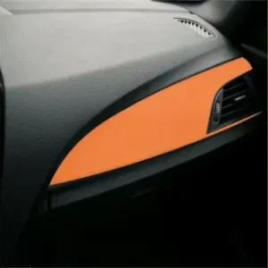 Comandă acum Folie Auto Colantare Trimuri, Model Catifea Orange, 100 X 45Cm