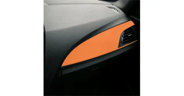 Comandă acum Folie Auto Colantare Trimuri, Model Catifea Orange, 100 X 45Cm